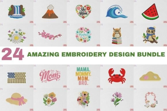 Beautiful Embroidery Design Bundle